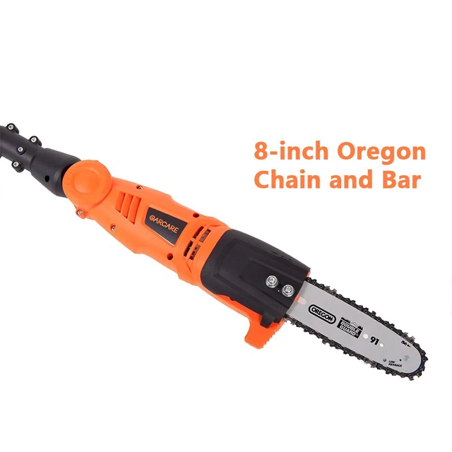 GARCARE Corded Pole Chain Saw Hedge Trimmer with Adjustable Head professional factory export