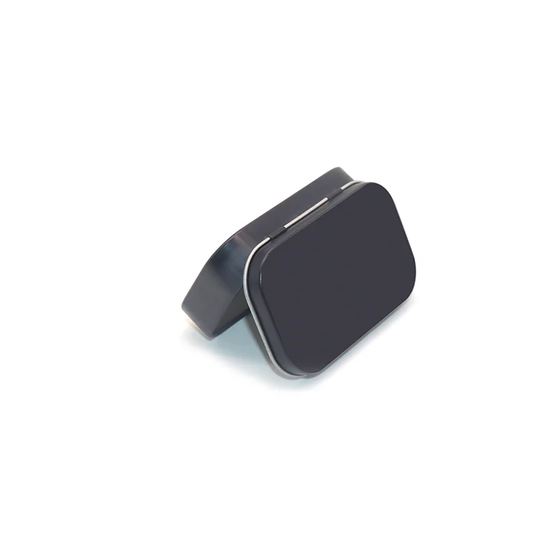 Nice Price Rectangular Custom Logo Printed Metal Gift Box Cigarette Cigar Tampon Storage Sanitary Pad Tin Box With Hinged Lid