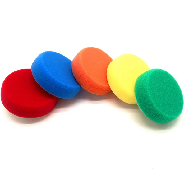 Multiple Color High Density Korea Sponge UFO Waxing Pad For Luxury Car Detail Beauty UFO Soft Wax Applicator Pads