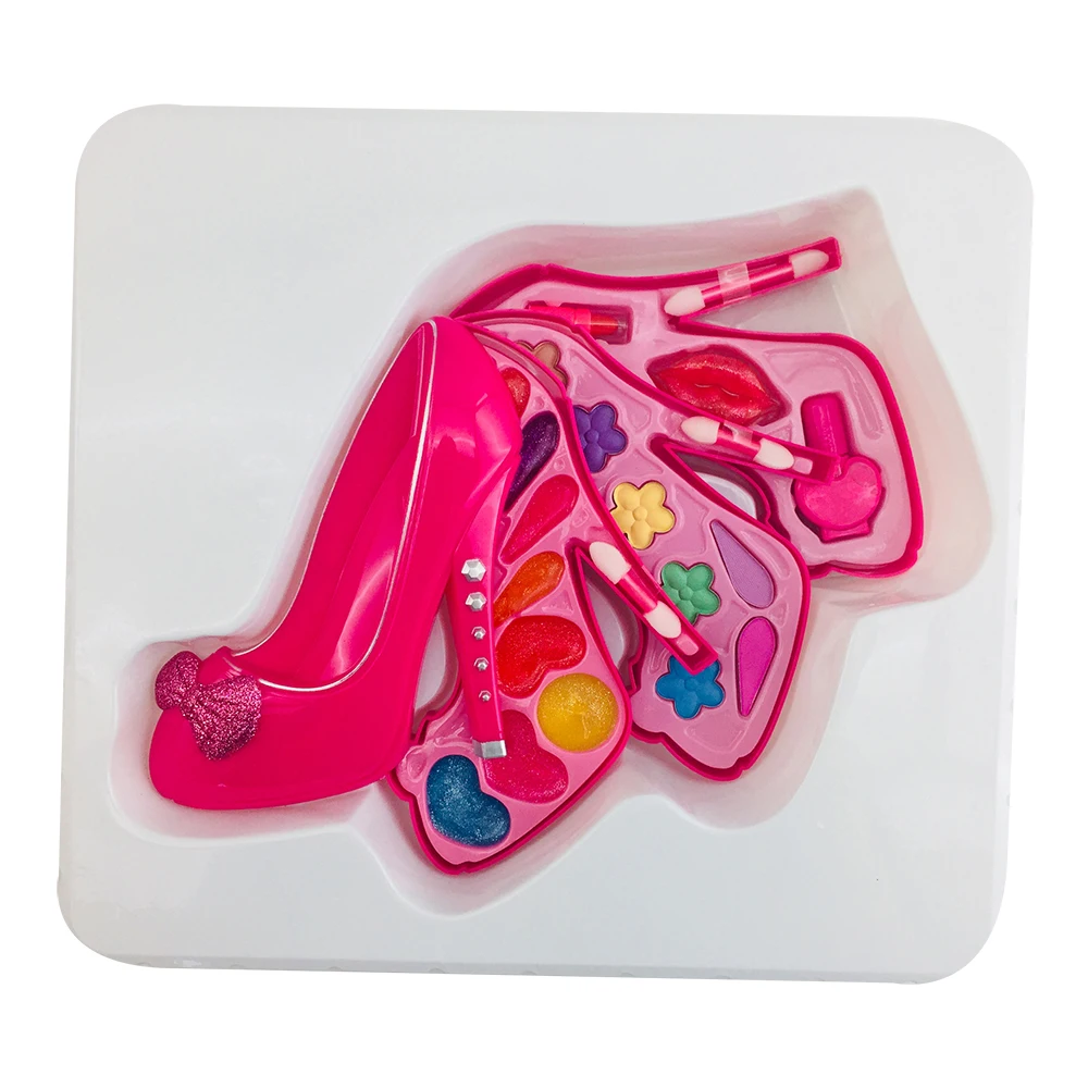 Popular girl plastic cosmetic children pretend playing set fashion child make-up toy