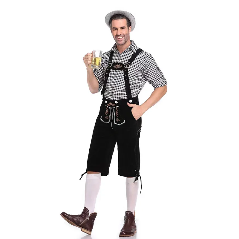 Mens German Bavarian Oktoberfest Costume Set for Dress Up Party and carnival costume