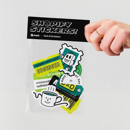 Waterproof Cartoon Sticker Packs Custom Printing Waterproof Vinyl Stickers In Opp Bag For Advertising Promotion Use