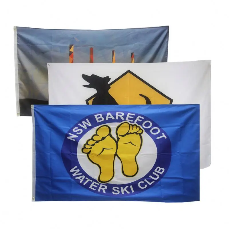 Oem 3X5 Customized Banner Street With Aluminum Pole Custom Flag 4X6