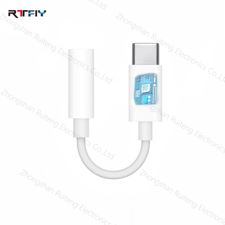Hot sale Factory Direct USB C Type C To 3.5mm Earphone Port Adapter Cable USB-C Aux Audio Converter
