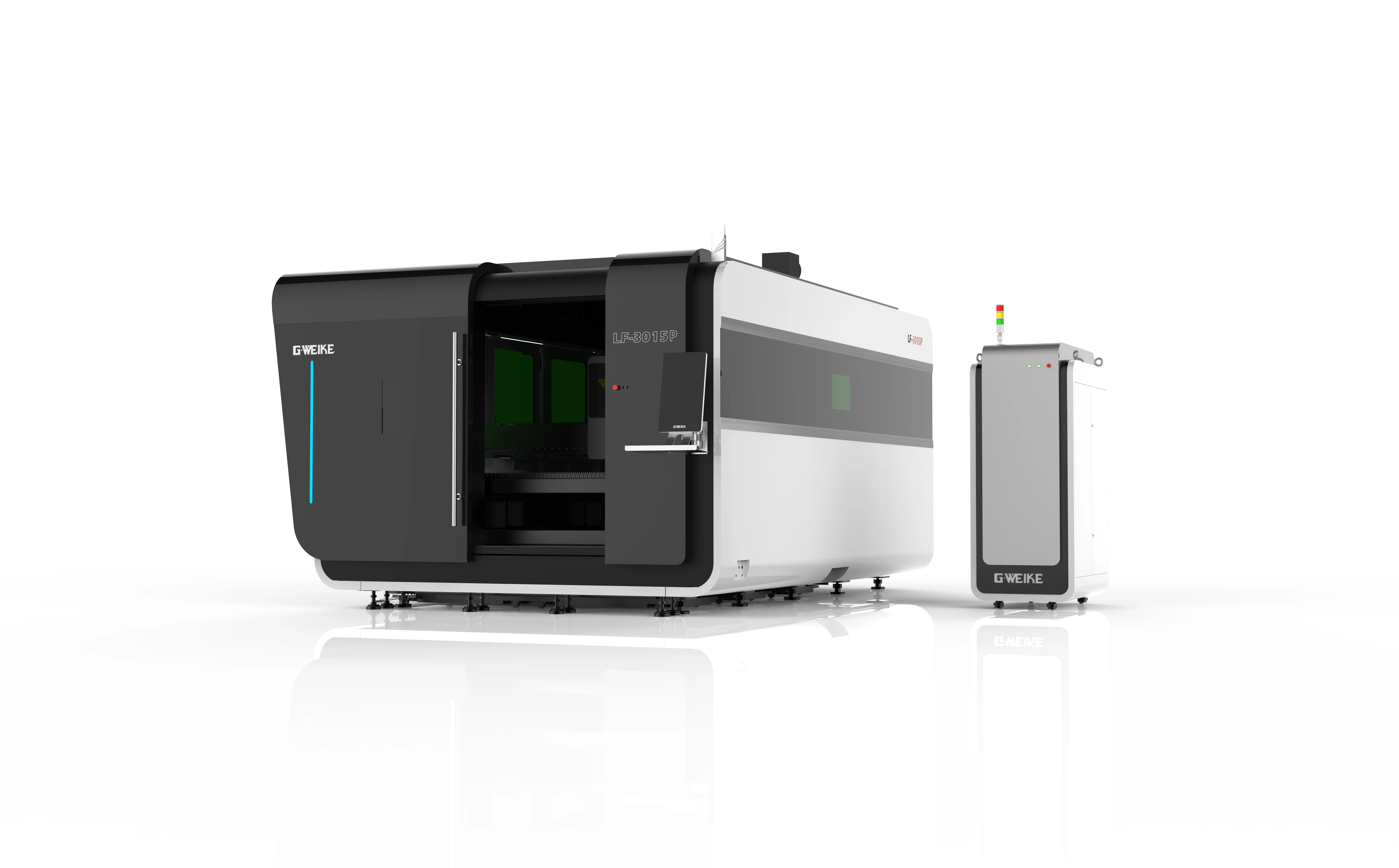 GWEIKE LF3015P 1kw 2kw 3kw 6kw iron brass aluminium plate fiber laser cutting machine with CE certification