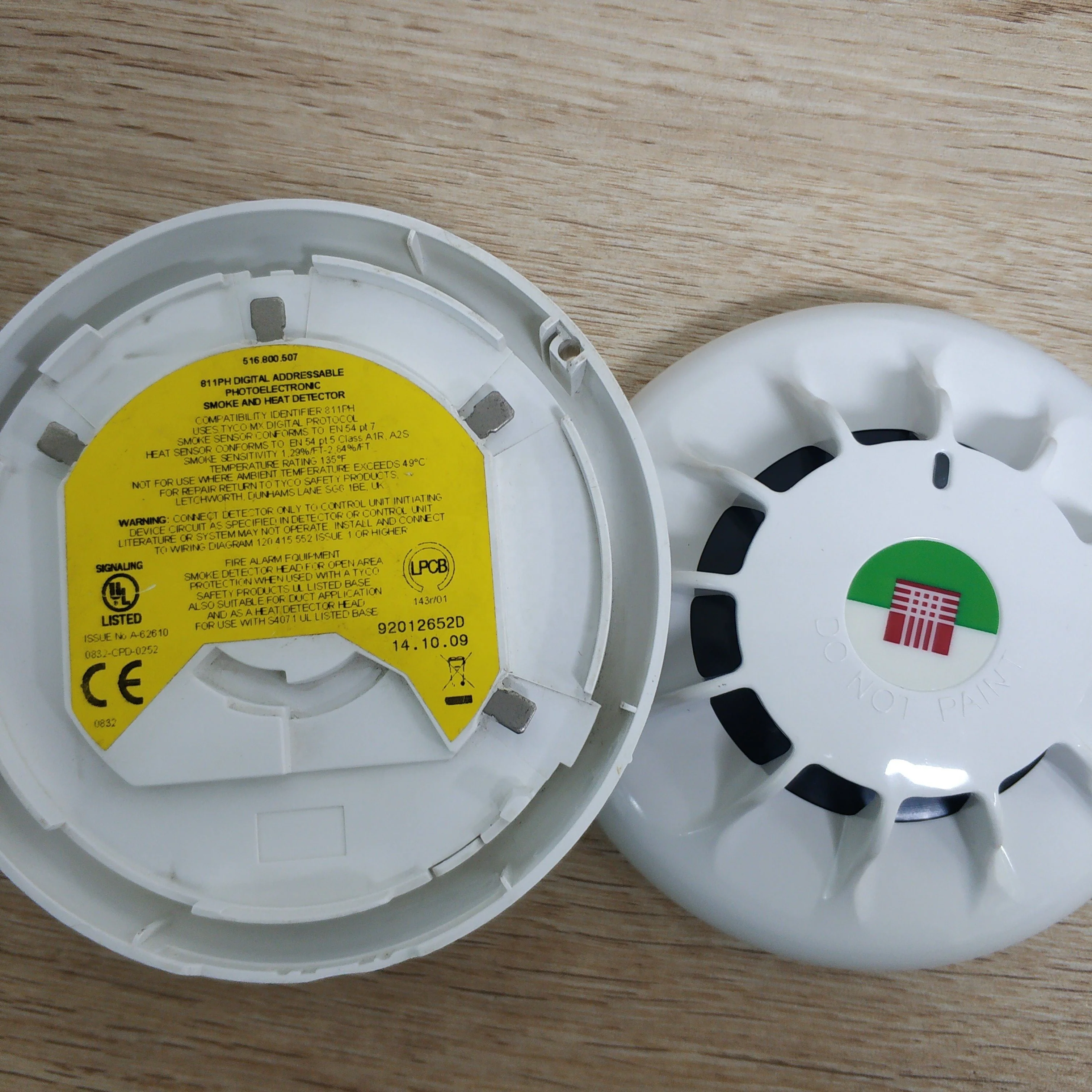 TYCO цифровой адресный фотоэлектронный датчик дыма и тепла 851PH 516.850.055