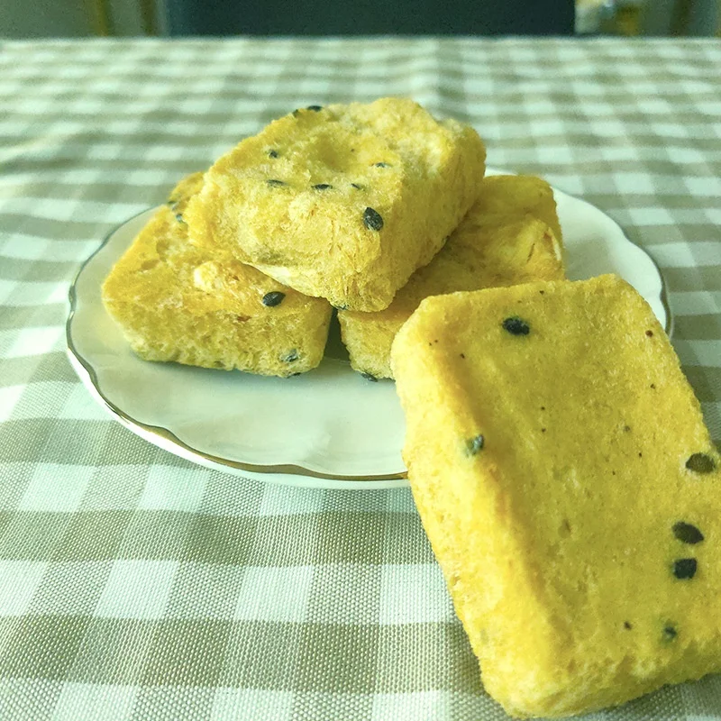 High Quality Freeze Dried Fruit Blocks Natural Freezed-dried Fruit Drink Kumquat Lemon Passion Fruit Cubes