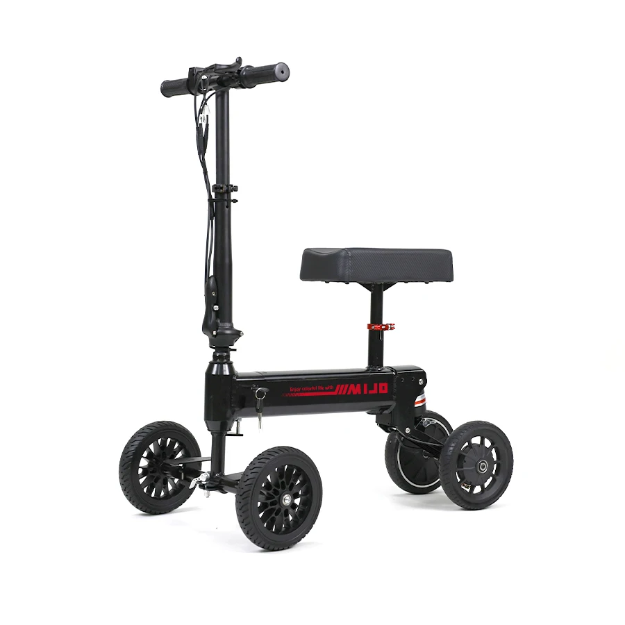 High quality lightweight scooter portable 150w power knee scooter for disables rehabilitation folding knee scooter electric