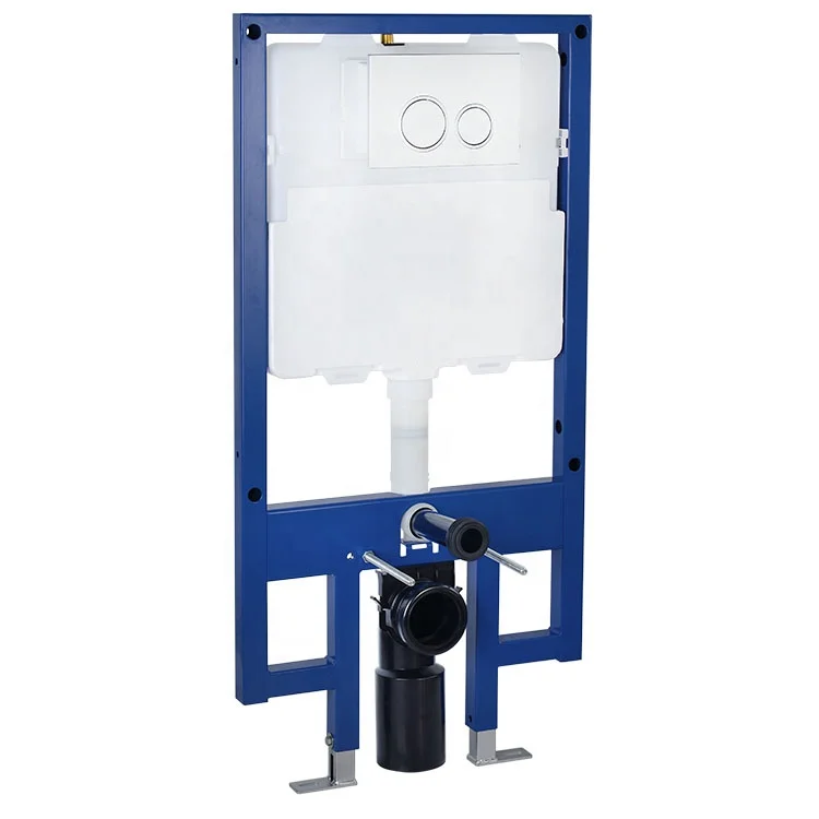 Watermark wall- hung toilet cistern mechanism concealed cistern with Iron frame