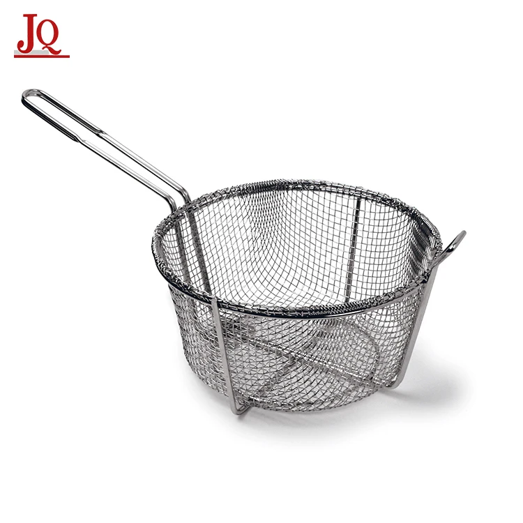 Chips Fry Baskets Stainless Steel Mini Fryer Basket Strainer