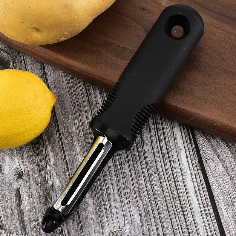 2 In 1 Multifunction Stainless Steel Dual Julienne Rotating Potato Fruit And Rotary Vegetable Swivel Peeler