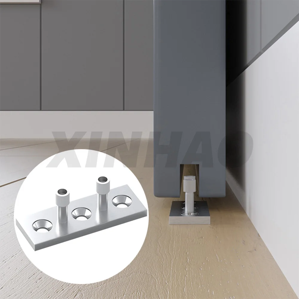 Double Wheel Stainless Steel Wholesale Sliding Barn Door Hardware Kit Suitable for wooden doors