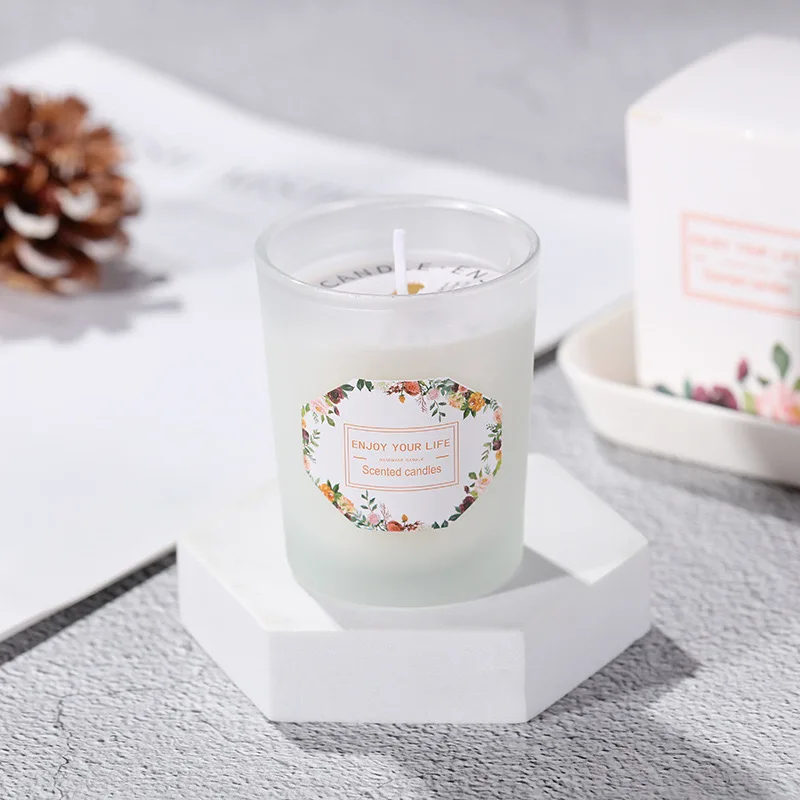 Scented Candles Wholesale Customized Fragrance Soybean Wax Candles  For Home Decoration For Birthday Party