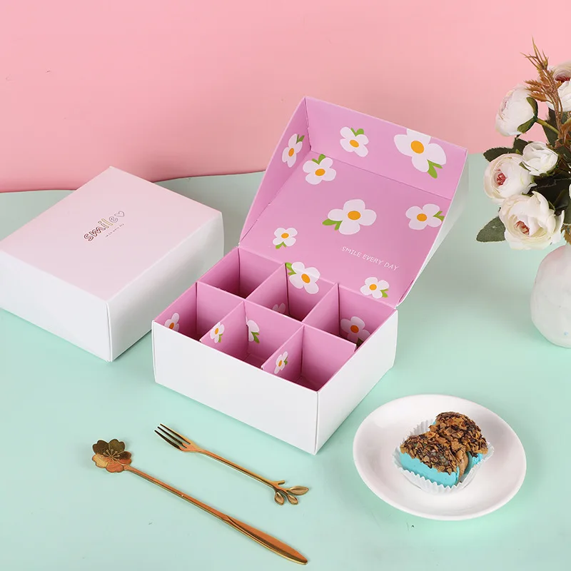 Wholesale Gift Food Biscuit Macaron Packing Box Custom Logo Sweet Cookie Packaging Paper Macaron Box