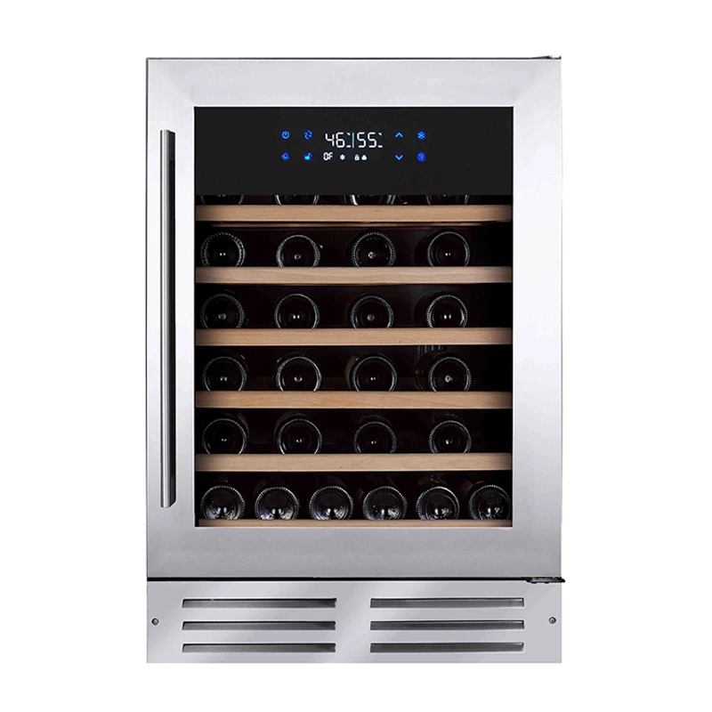 Vinopro Новый Умный Цифровой контроль 145L 54 бутылки небольшой электрический холодильник Компрессор красный винный погреб кулер