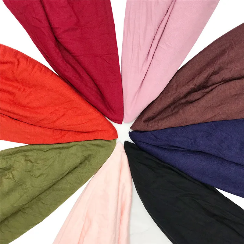Zandy OEM modal fabric hijab musulman long modal cotton scarf khimar ethnic scarves shawls for women