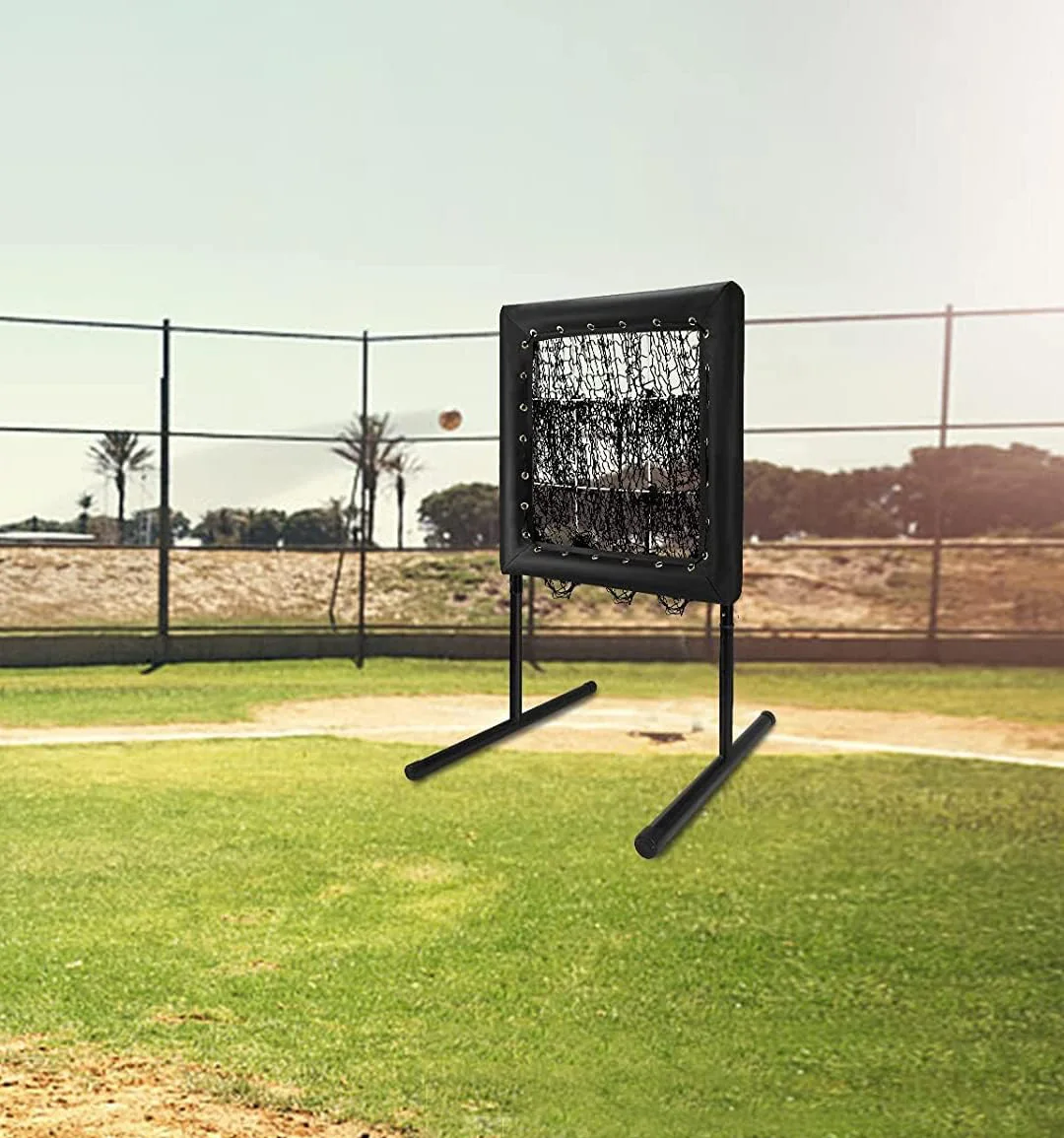 Baseball/Softball Net Best Hitting Nets Target, Sports Pitching Net with Strike Zone Adjustable Portable 9-Grid Pitching Aid