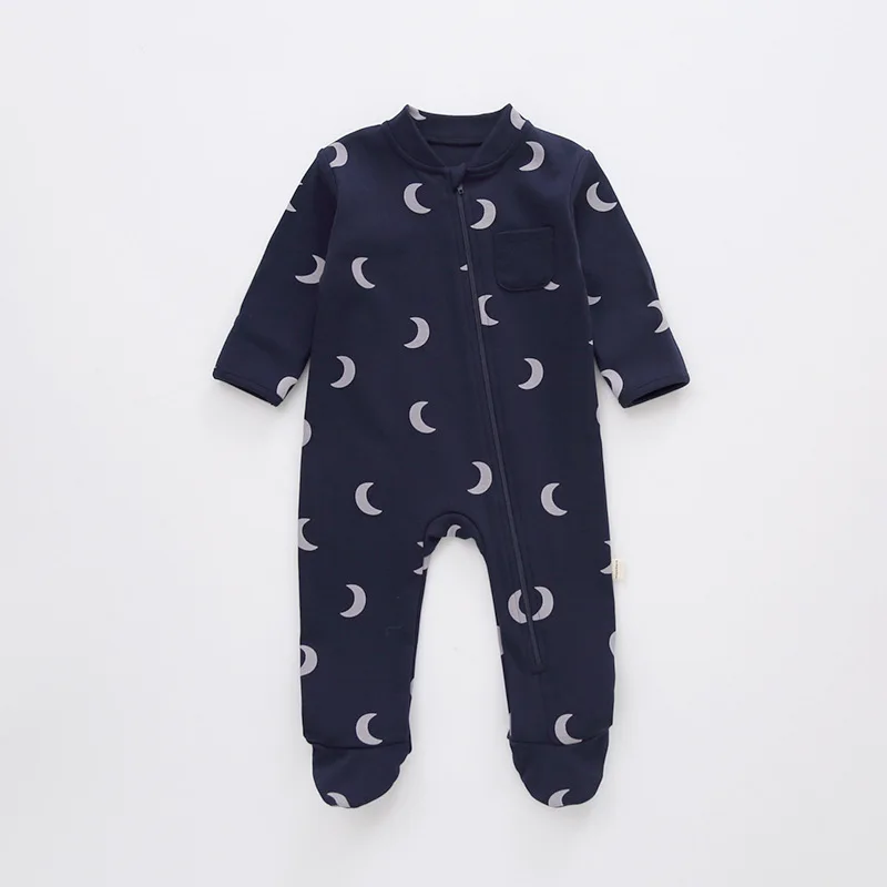 Kids Cotton Bamboo Footed Pajamas Baby Clothes