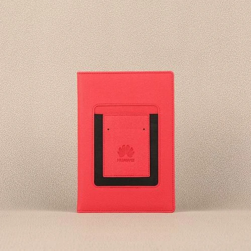 B5 hardcover PU notebook with phone pocket with custom logo