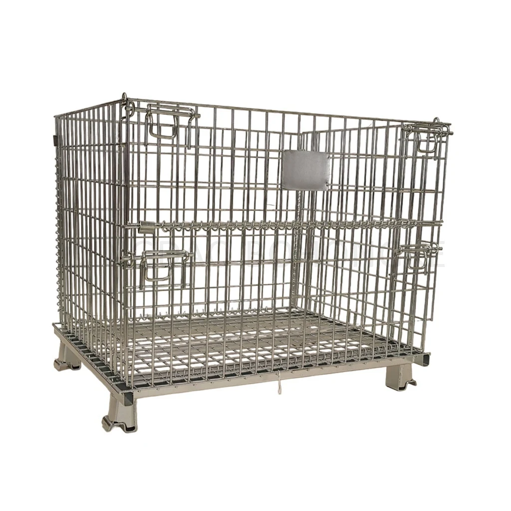 BHK102 складной и Штабелируемый контейнер для поддонов из проволочной сетки высокого качества