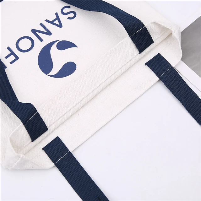 promotion eco blank cotton canvas tote bags with personalize logo