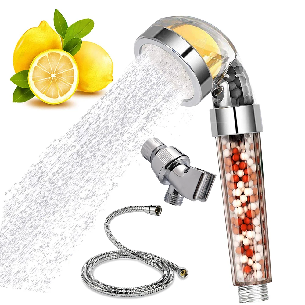 Chinese sales site Luxury Wall Mounted Head Rain Bath sanitary shower set Bathroom ABS Vitamin C shower filter