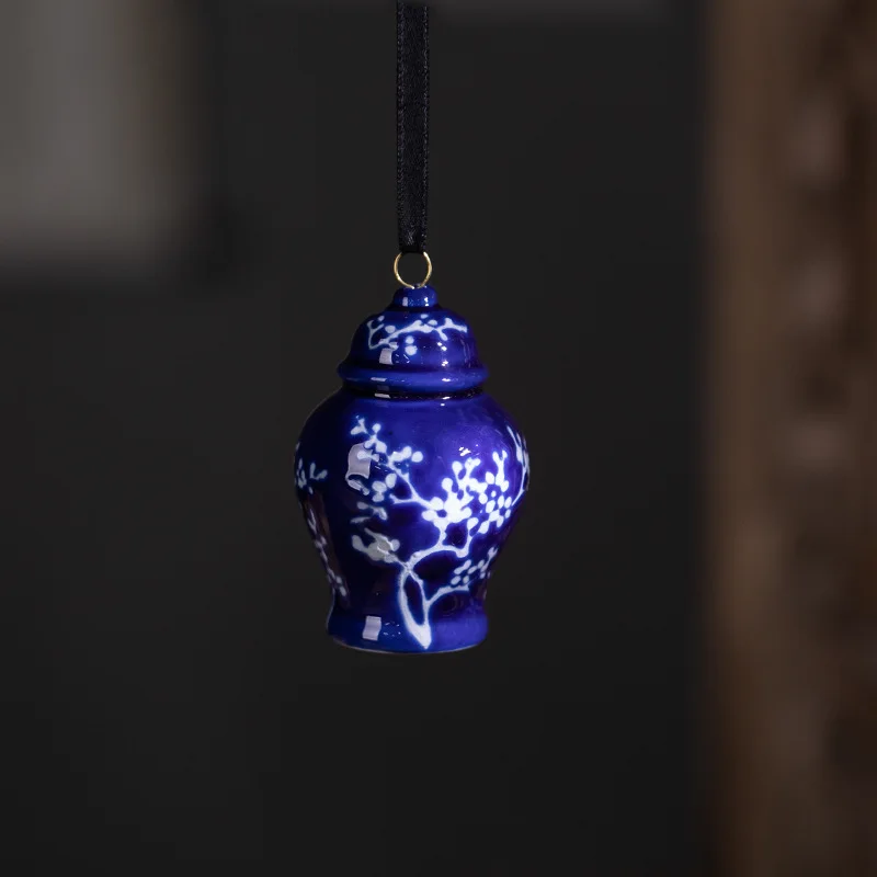 Home Decor Ceramic Flower Vase Antique Pottery Blue And White Porcelain Ginger Jar