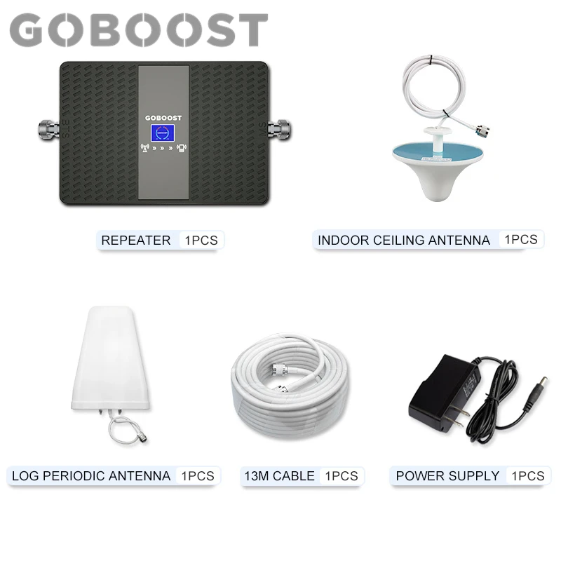  Коаксиальный Перемычка Goboost 10 м ретранслятор мобильного сигнала использует кабели связи метров с 2 N-гнездовыми разъемами кабель
