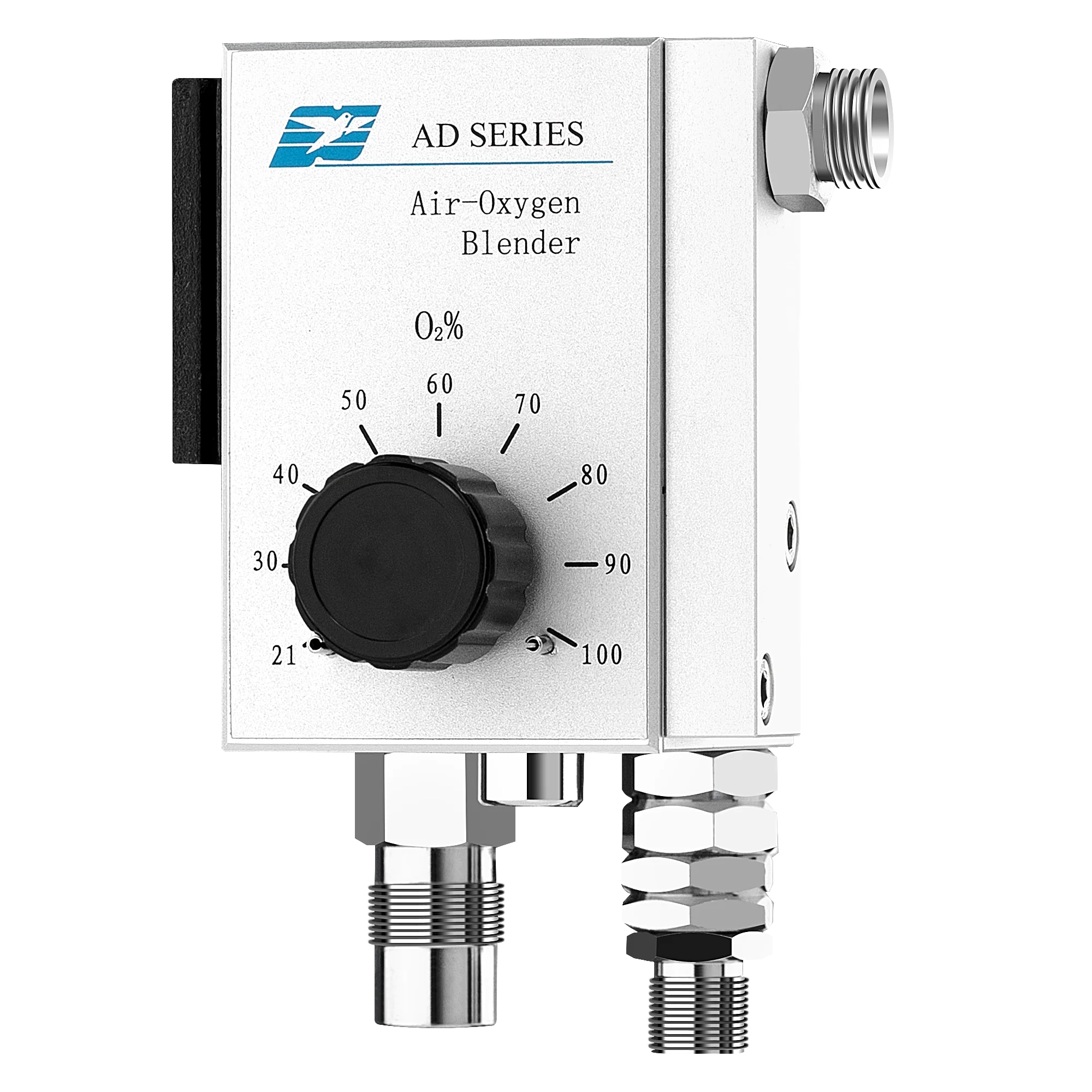 High Quality Air oxygen Blender with Flow Meter High Pressure Hose For HFNC  Infant Incubator Resuscitator CPAP