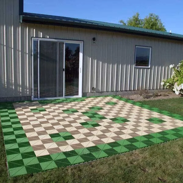 Heavy Duty Home Garage Instant Interlocking DIY Floor Tile Plastic Garage Floor Tiles