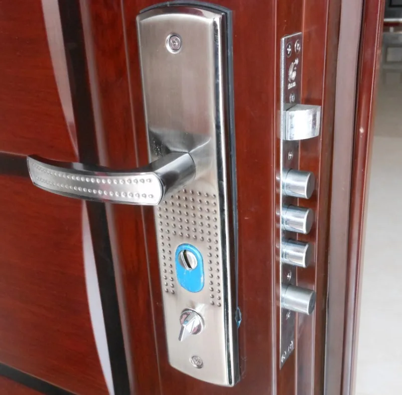 Classic custom Italian Flat Exterior Metal Doors Styles