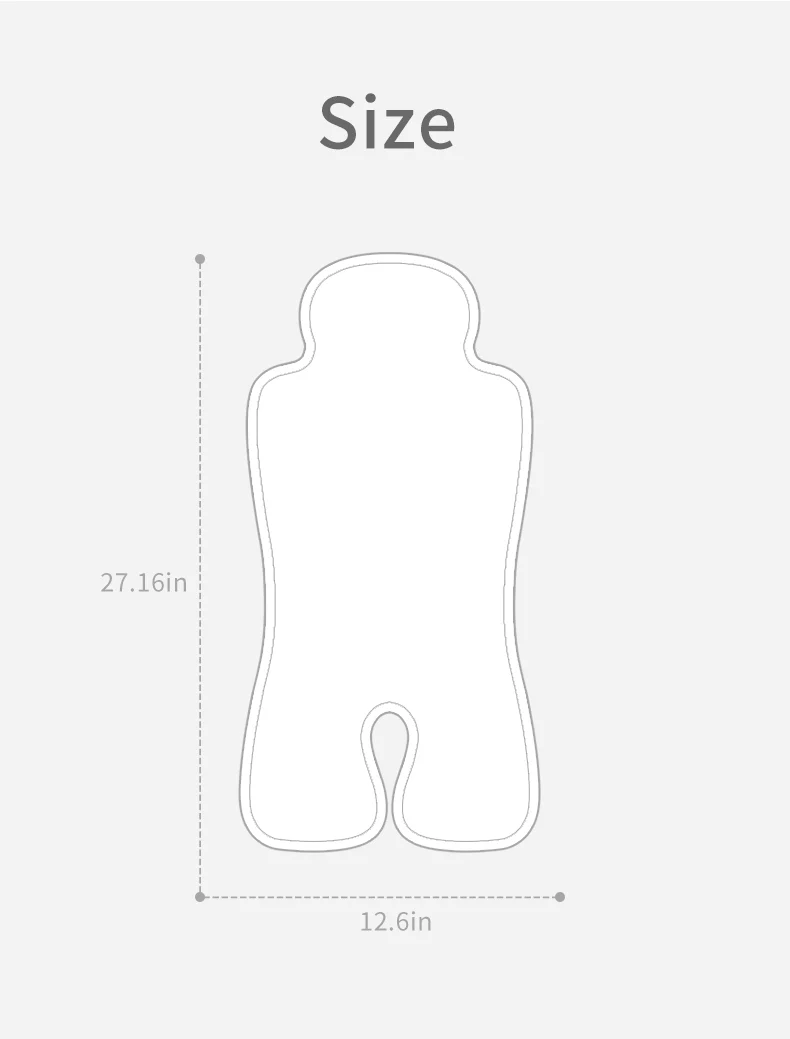 Summer Universal Newborn Car Seat Cushion 68X32 cm Baby Stroller Liner Cool Seat Pad Mat