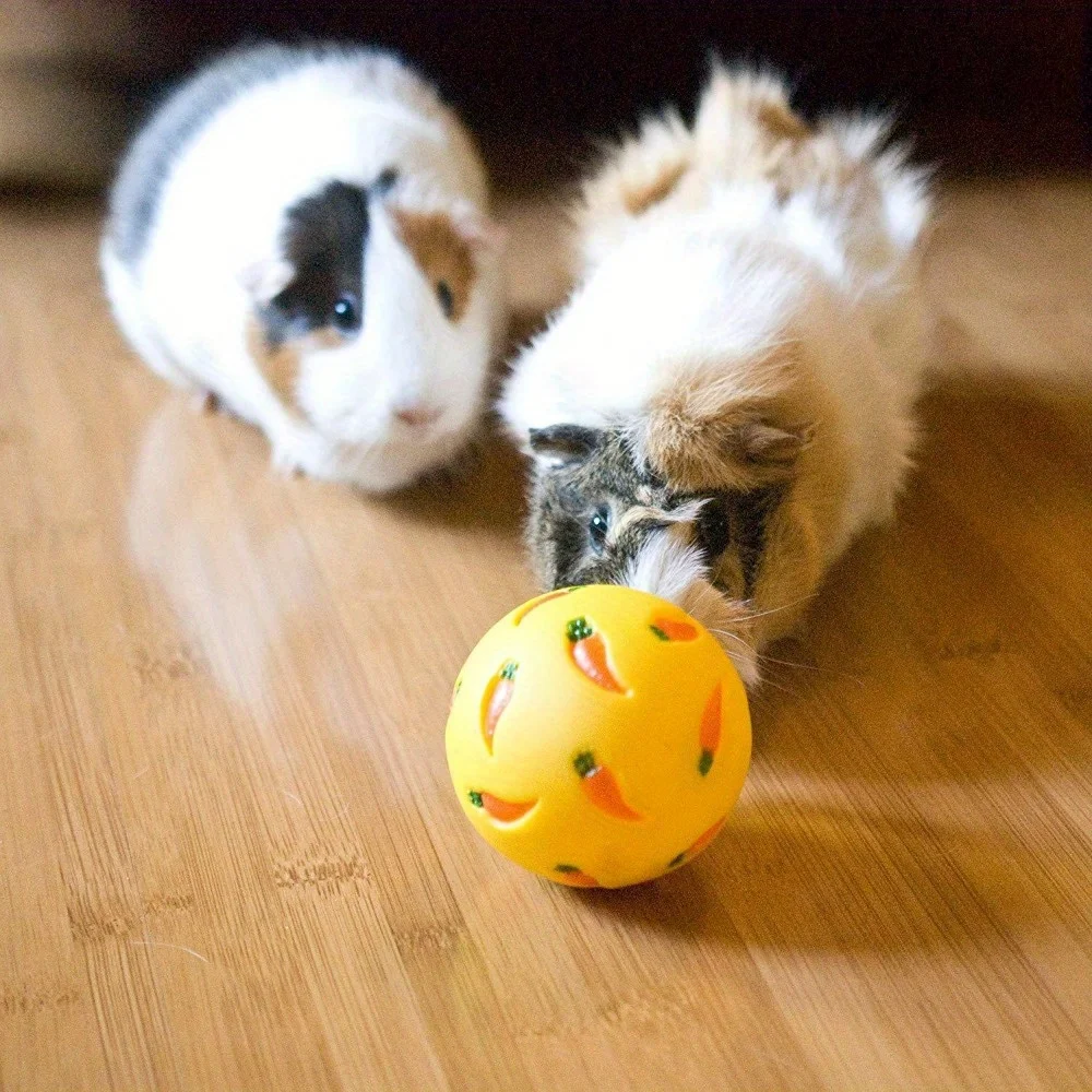 3pcs Pet rabbit leaky ball hamster Chinchilla guinea pig leaky toy can be adjusted switch