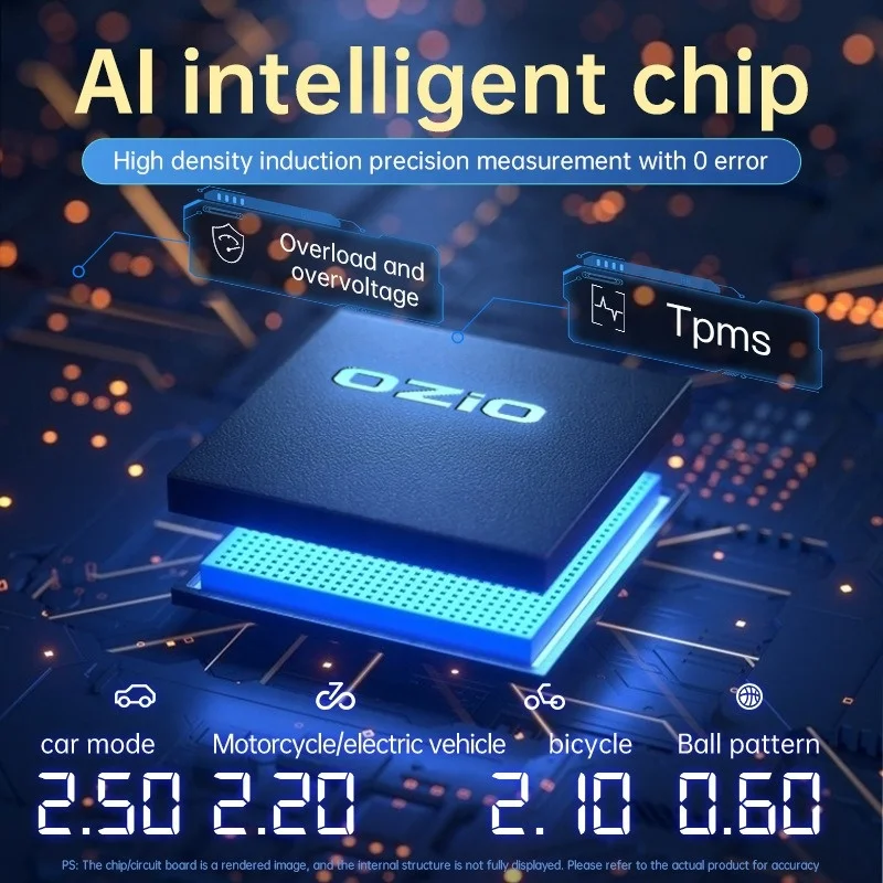 Touch screen Portable Car Air Pump 150PSI Portable Tire Pump Electric Digital Bike Car Tire Inflator Digital Inflation Pump