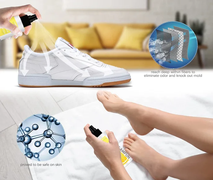Hot Selling Deodorant Foot Freshener Sports Shoes Deodorant Spray Shoes Deodorant Spray