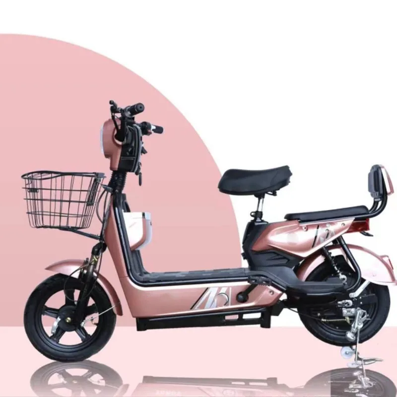 2024 Factory Wholesale Electric Bicycle 350W 48V Adult Electric city Bike Lead-acid Battery Two-wheeled Electric Scooter