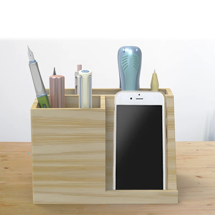 Wood Mobile Docking Bracket Station Key Holder Wallet Watch Organizer Desktop Desk Phone Charger Stand Base