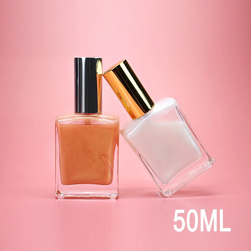 
Top selling cosmetics makeup Custom private label logo body shimmer oil lotion setting spray highlighter spray 