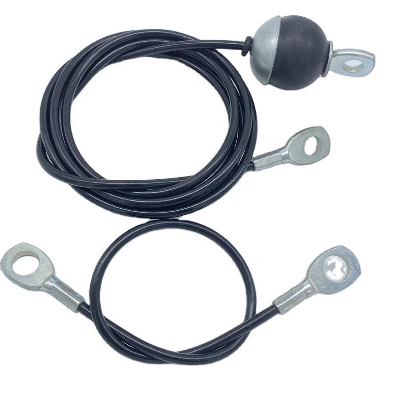 SP Fitness equipment Accessories rope Black gym cable 5 mm 6 mm PU/PVC coated steel wire rope