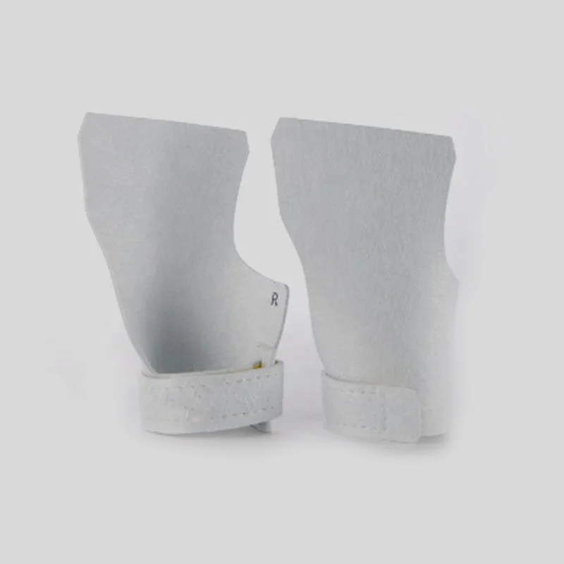 Custom Unisex No Hole 3 Hole Leather Cowhide Hand Grips Gym Cross fit Hand Grips for Weight Lifting