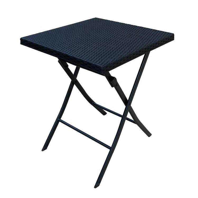 Patio Outdoor Modern Metal Plastic Portable Camping Foldable Bistro Table