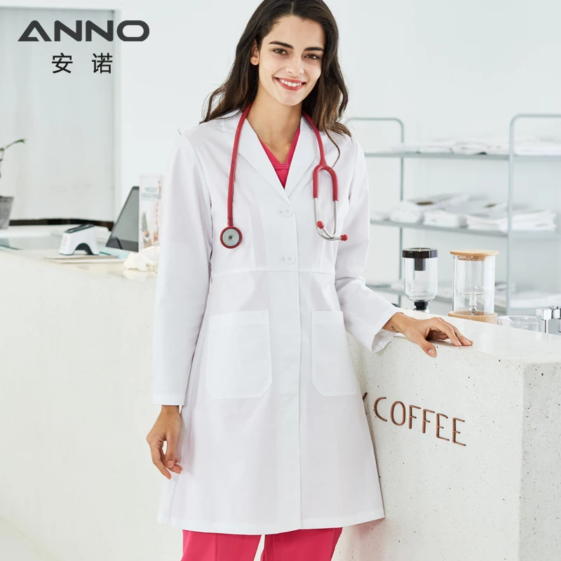 ANNO Custom Hospital Uniform Medical Nursing Scrubs Sets Medical Scrubs Hospital Lab Coat Nursing