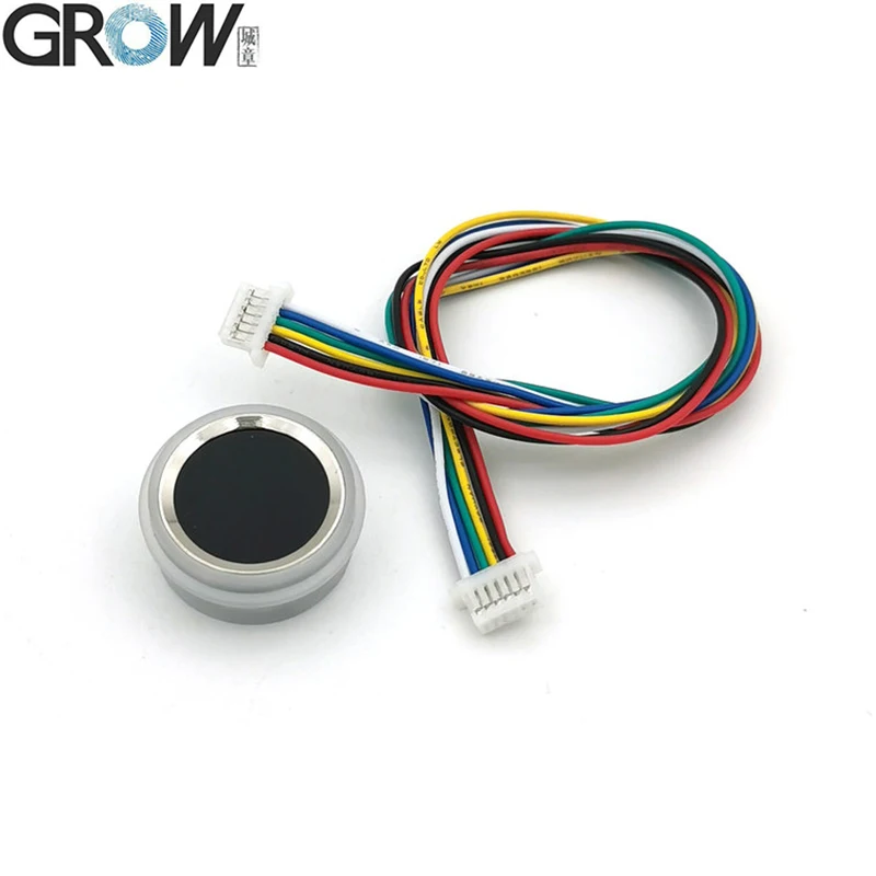 GROW R502-F Waterproof DC3.3V UART Small RGB LED Capacitive Fingerprint Sensor Module Access Control Arduino With Free SDK