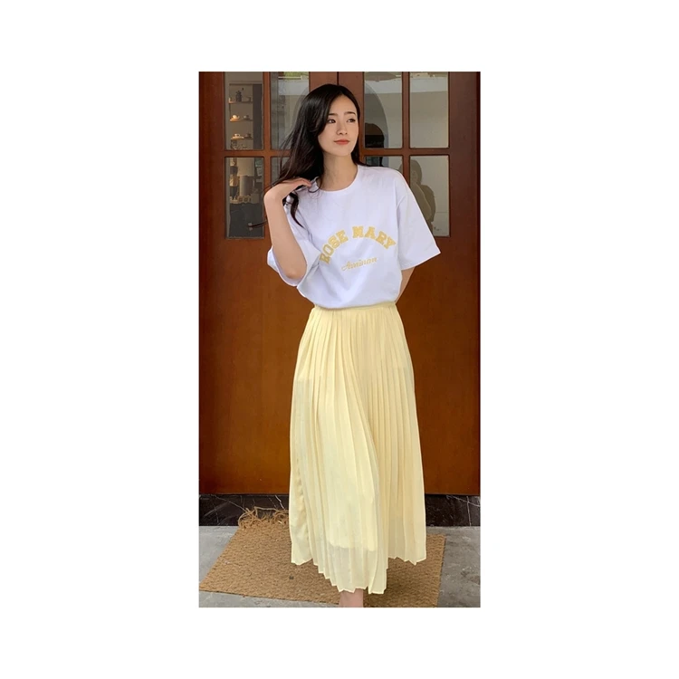 Manufacturer Supplier No Decoration Graphic Print Short-sleeve T-shirt Suitable For Women