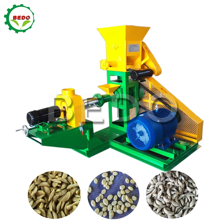 High Quality Floating Fish Feed Machine Price Fish Feed Twin Screw Extruder Processing Machine Provided