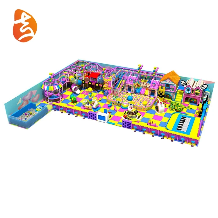 Candy series soft play naughty castle children commercial indoor playground equipment prices