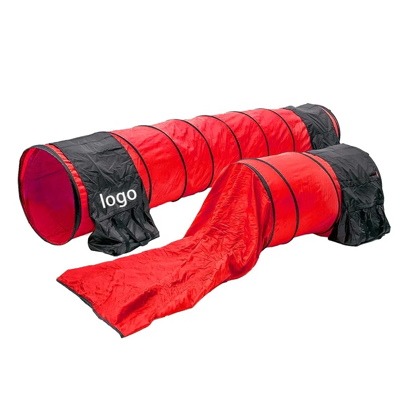 Dog Agility Training Equipment Custom Hot-selling Tunnel Poles Hurdles Exercise Pet Obstacle Course Agility Pet Training Set