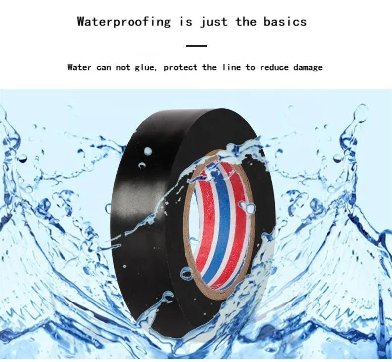 10M/15M Wire Flame Retardant Electrical Insulation Tape High Voltage PVC Tape Waterproof Electrical Adhesive Tape