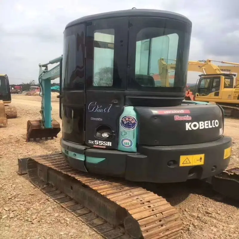 Low Prices Used kobelco Sk 55 Automation Excavator 5 Ton Digger Machine kobelco mini excavator