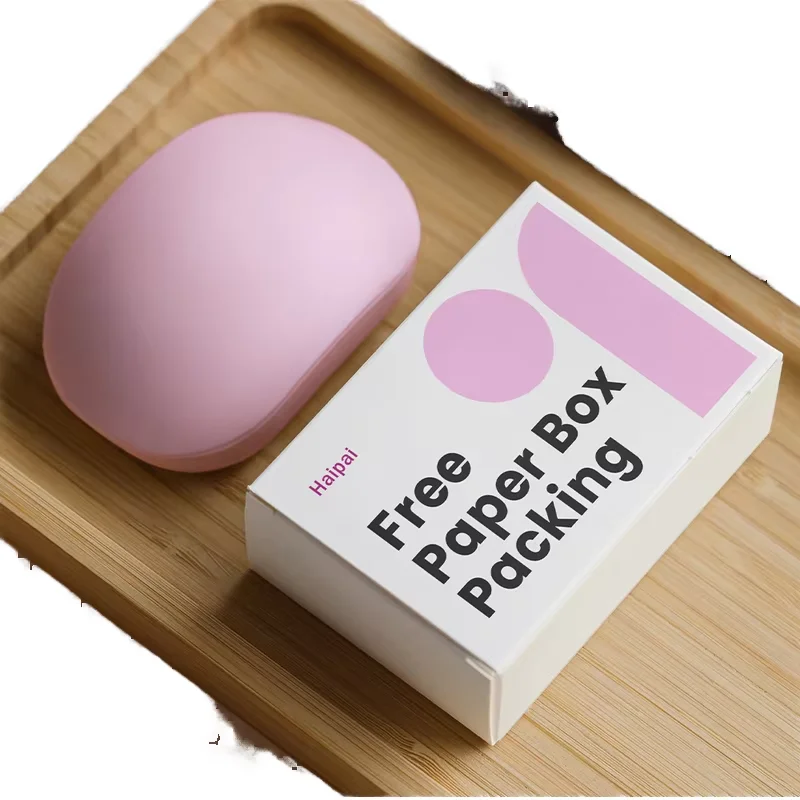 Bathroom Wood Soap Box natural Bamboo Soap Dish graved handmade soap holder tray with lid Customized Labels